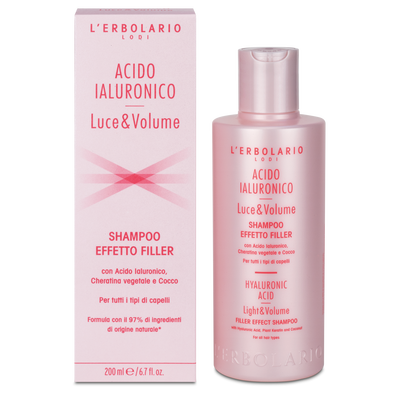 Shampoo effetto filler all'Acido Ialuronico l'Erbolario 200 ml